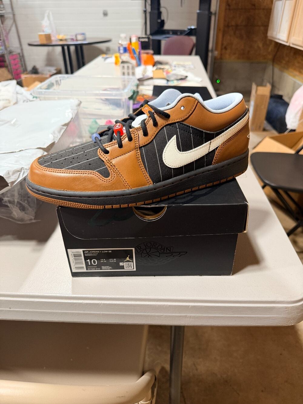 Size 11 - Air Jordan SE Low Black Light British Tan